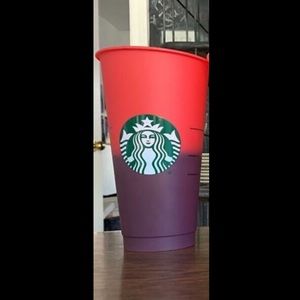 Starbucks Color Changing Cup (Red to Purple)